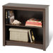Bookcase with Two Shelves in Espresso