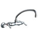 Wall Mounted Faucet with Swing Spout and Double Indexed Lever Handle