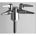 Turret with Two Ball Valves At 90&ordm; and Double Lever Handle