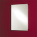 Focus Single Door Recessed Cabinet with Six Shelves in Polished Edge