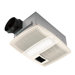 Ultra Silent 110 CFM Bathroom Fan with Heater and Light