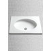 Curva Undercounter Bathroom Sink with Overflow