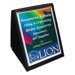 Flip-N-Tell Vertical Easel, 11"x8-1/2", Black