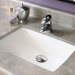 Classic Rectangular Undermount Sink with Overflow