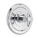 Classic 0.5" Thermo Valve and Trim with Metal Cross Handle