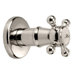 Classic 3/2 Port Diverter Valve and Trim with Cross Handle