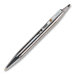 Ballpoint Pen/Stylus,Retractable,Medium Point,4-1/8",Silver