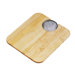 17" x 14" Hardwood Cutting Board and Strainer