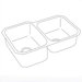 Dayton Double Bowl Stainless Steel Undermount Sink