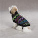 Warm Hearts Dog Sweater in Black