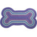 Dog Bone Shaped Braided Mat