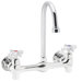 Commander Wall Mounted Faucet with Double Cross Handles