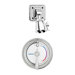 Sentinel Mark II Anti - Scald Balanced Pressure Thermostatic Shower Faucet with Adjustable Temperature Limit Stop and Integral Stops