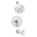 Neo Pressure Balance Valve and Trim Shower Combinations and Tub Spout