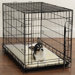 Double Sided Sherpa Dog Crate Mat in Natural
