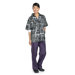 Graffiti Print Grooming Jacket in Black