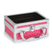 Faux Croc Blade Case in Hot Pink
