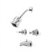 800 Series Tub and Diverter Shower Faucet with 2 Valves