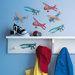 Vintage Airplanes Wallpaper Cutouts