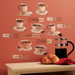 Fresh Brew Wall Art Vinyl Peel and Stick