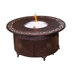 Round Cast Aluminum Decorative Fire Pit