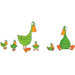 Ludo Duck and Ducklings Wall Decal
