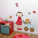 Ludo Lil' Girl with Carriage Wall Decal