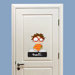Ludo Door Sign - Boy Wall Decal
