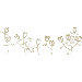 Spot Korall Flowers Wall Decal