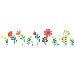 Spot Blooming Flowers Wall Sticker