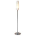 Fusion One Light Floor Lamp in Brushed Steel