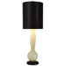Isis One Light Table Lamp in Ebony Lacquer