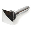 8" Square Non-Operable Umbrella Bathroom Sink Drain with Overflow