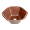 Hexagon Copper Prep Sink