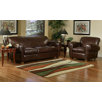 Lyon Club Leather Ottoman