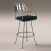 Armada Contemporary Swivel Barstool with Arms