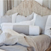 Luka Organic Linen Bolster with Insert