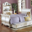 Pearl Sleigh Bed