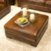 Soho Leather Cocktail Ottoman