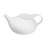 47.34 oz. Teapot in White