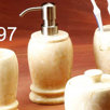 Double Ring Liquid Soap Dispenser in Champagne