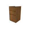 Prestige   Pedestal (ready-to-assemble) in Bordeaux and Graphite