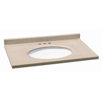 49" x 22" Solid Surface Vanity Top