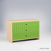 Alex Three Drawer Dresser