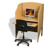 Teak Laminate Deluxe Study Carrel Add On
