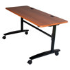 Cherry Lumina 72" Flip Top Table