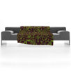 Wagner Campelo Abstract Garden Fleece Throw Blanket