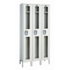 Safety-View Stock Lockers - Single Tier - 3 Sections (Unassembled)