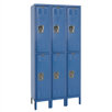 Premium Stock Lockers - Double Tier - 3 Sections (Unassembled)