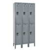 Premium Stock Lockers - Double Tier - 3 Sections (Assembled)